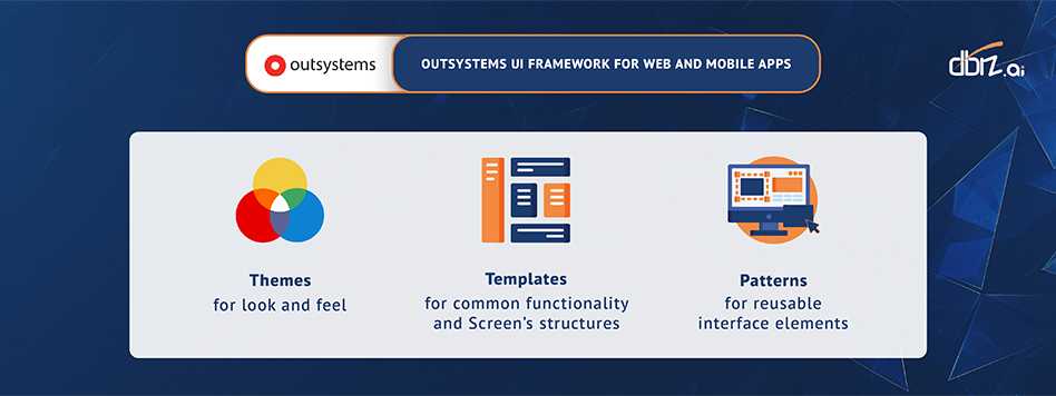 Image Caption: OutSystems UI Framework for Web and Mobile apps